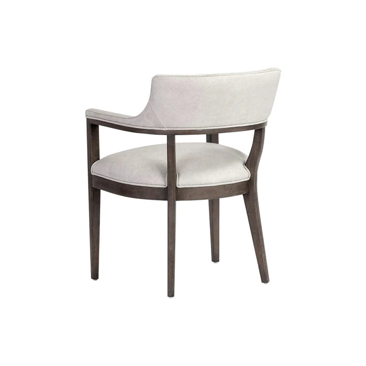 Brylea Dining Armchair-Sunpan-SUNPAN-107050-Dining ChairsBrown - Brentwood Charcoal Leather-10-France and Son