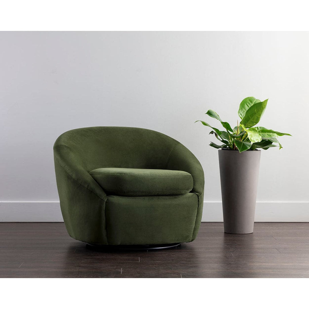 Bliss Swivel Lounge Chair-Sunpan-SUNPAN-109892-Lounge ChairsHusky Grey-3-France and Son
