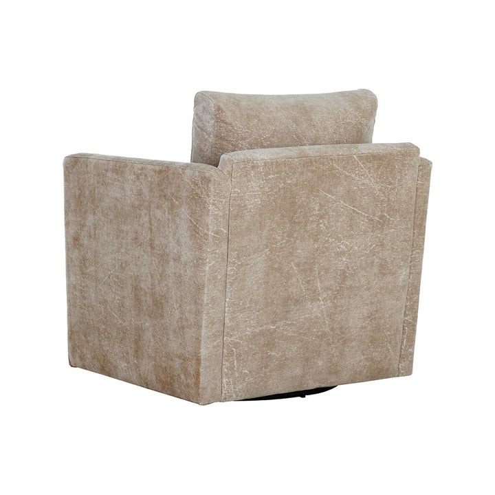 Georgie Swivel Lounge Chair-Sunpan-SUNPAN-110631-Lounge ChairsDream Pina Colada-9-France and Son