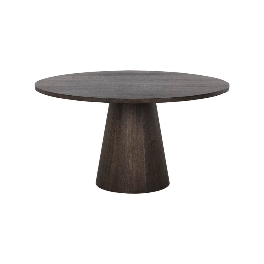 Elina Dining Table - Round - Brown Oak - 54"-Sunpan-SUNPAN-111023-Dining Tables-1-France and Son
