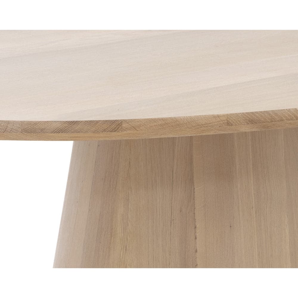 Elina Dining Table - Oval - Light Oak - 84"-Sunpan-SUNPAN-111024-Dining Tables-3-France and Son