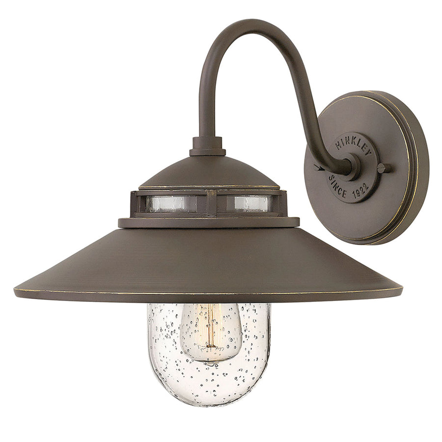 Outdoor Atwell Small Wall Sconce-Hinkley Lighting-HINKLEY-1110OZ-Outdoor Wall SconcesOil Rubbed Bronze-1-France and Son