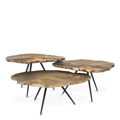 Coffee Table Quercus Set Of 3-Eichholtz-EICHHOLTZ-111461-Coffee Tables-1-France and Son