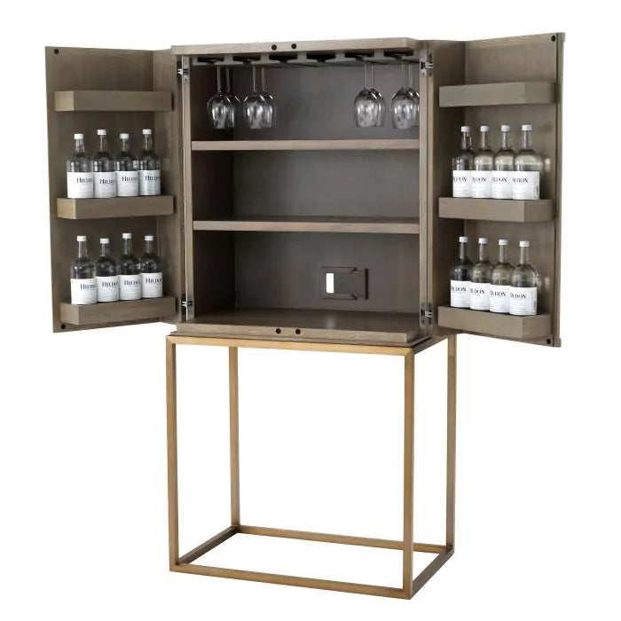 Wine Cabinet Highland-Eichholtz-EICHHOLTZ-111464-Bar StorageBrown-2-France and Son