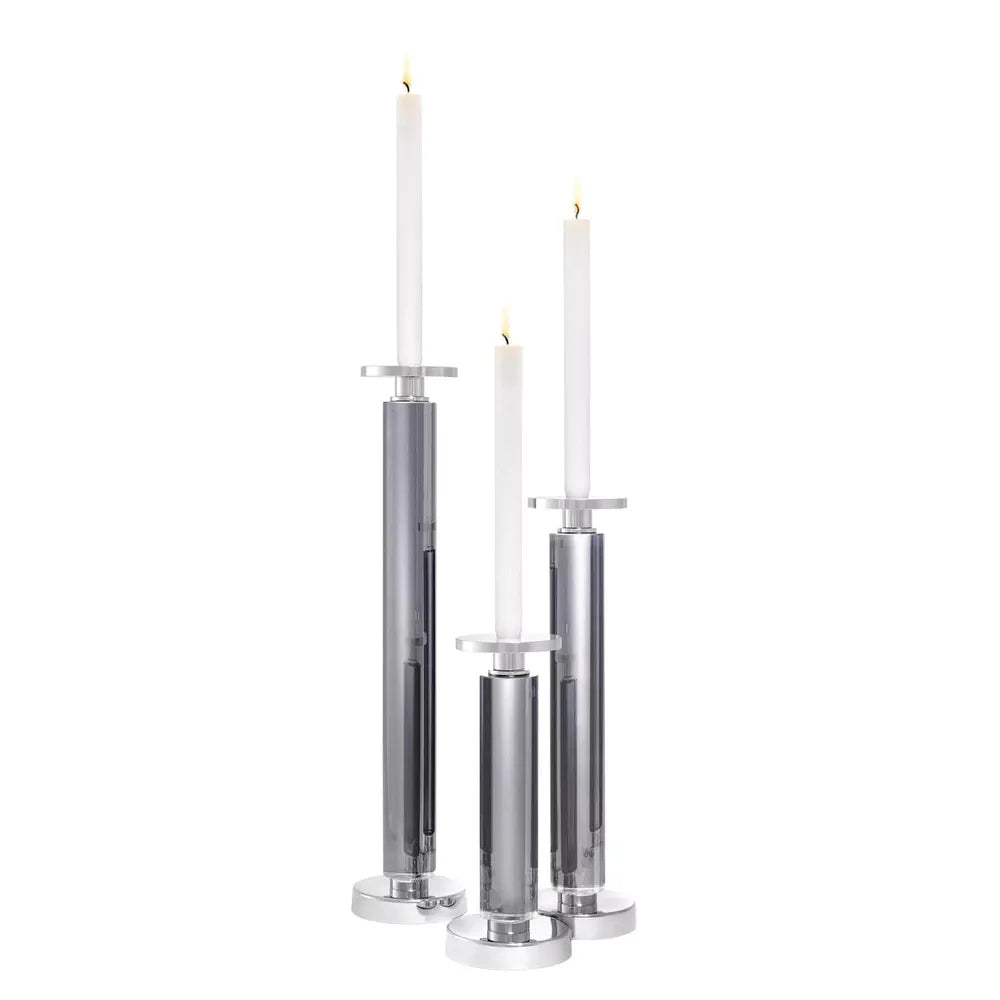Candle Holder Chapman Set Of 3-Eichholtz-EICHHOLTZ-112082-DecorSilver-2-France and Son