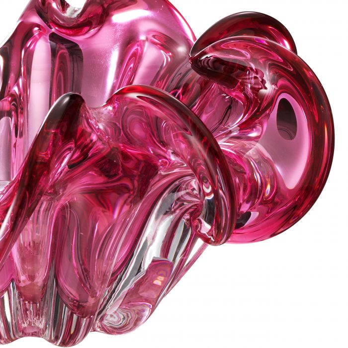 Bowl Triada Pink Glass-Eichholtz-Eichholtz-112570-Bowls-3-France and Son