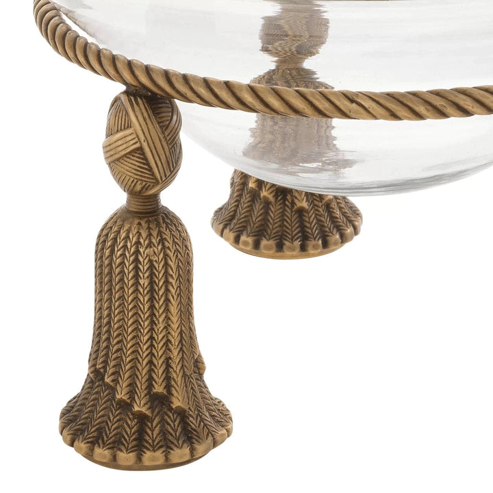 Bowl Tassel-Eichholtz-EICHHOLTZ-112924-BowlsVintage Brass-3-France and Son