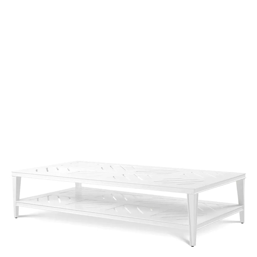 Coffee Table Bell Rive Rectangular-Eichholtz-EICHHOLTZ-113188-Outdoor Coffee TablesWhite-1-France and Son