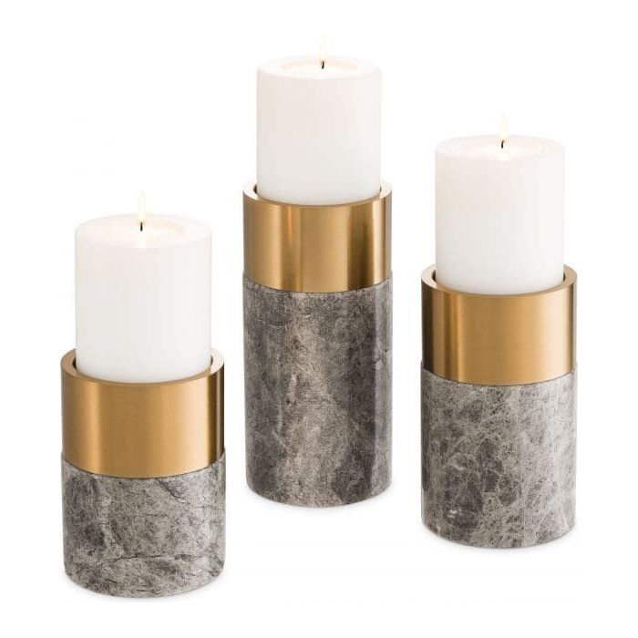 Candle Holder Sierra Set of 3-Eichholtz-Eichholtz-113286-Decor-1-France and Son