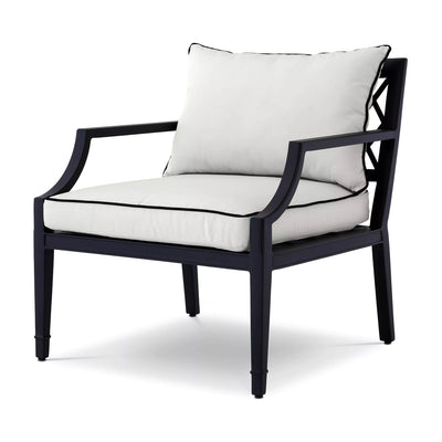 Chair Bella Vista-Eichholtz-EICHHOLTZ-113646-Outdoor Lounge ChairsBlack-1-France and Son