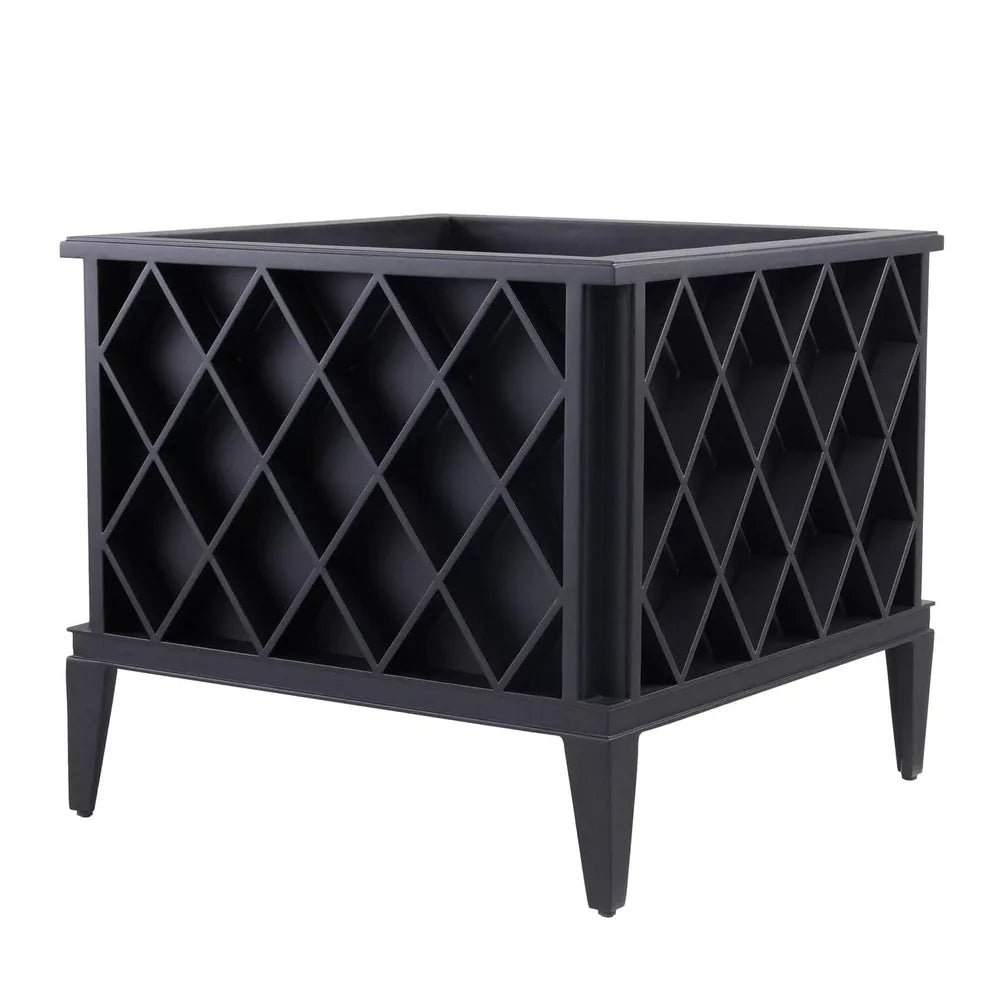 Planter Ocean Club-Eichholtz-EICHHOLTZ-113647-Outdoor PlantersBlack-1-France and Son
