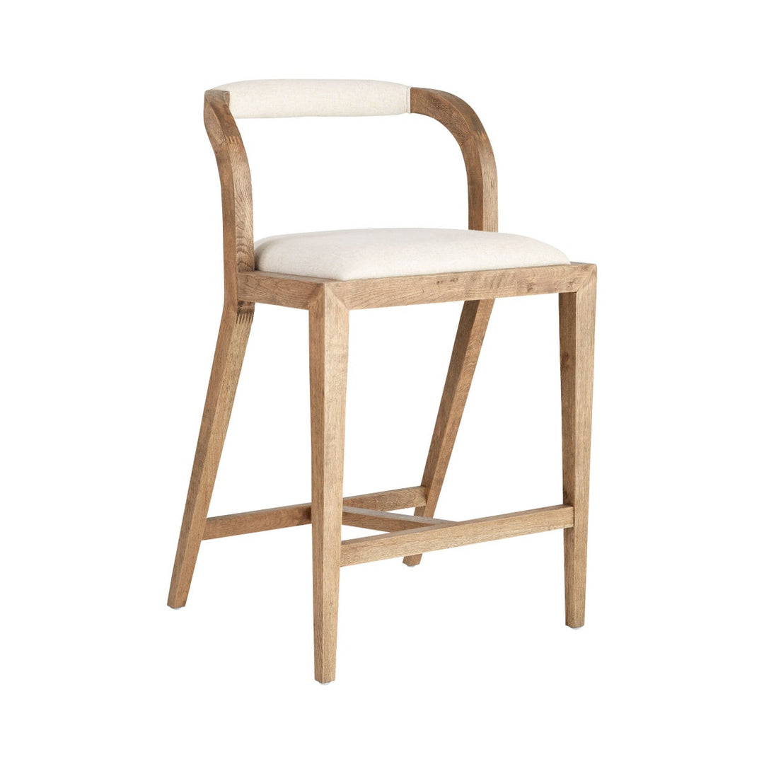 Malone Stool - Cream-Cyan Design-CYAN-11382-Bar Stools-1-France and Son