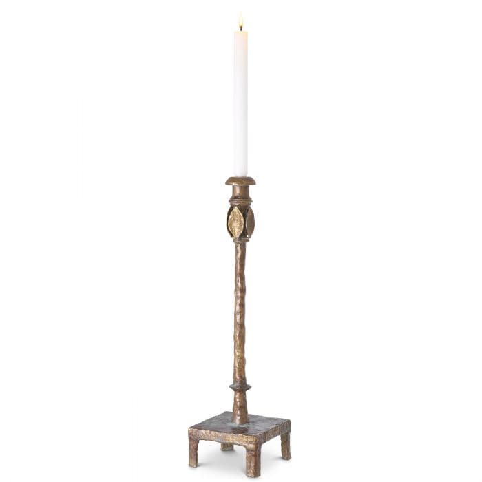 Candle Holder Santoro Vintage Brass Finish-Eichholtz-Eichholtz-114080-Decor-1-France and Son