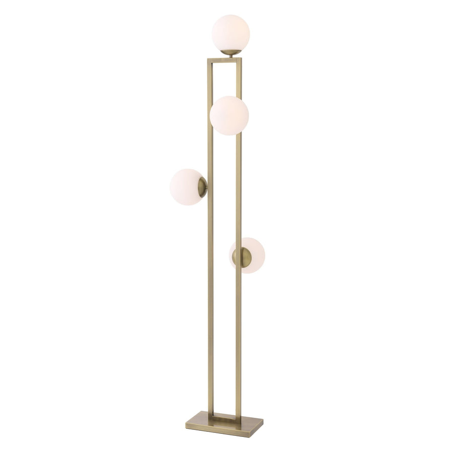 Floor Lamp Pascal - Light Brushed Brass-Eichholtz-EICHHOLTZ-114688UL-Floor Lamps-1-France and Son