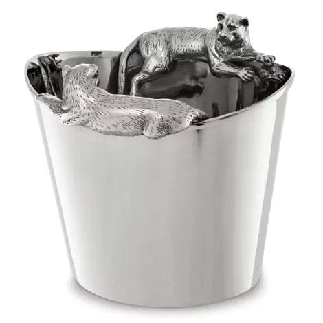 Wine Cooler Jordan nickel finish-Eichholtz-EICHHOLTZ-115055-Bar Decor-1-France and Son