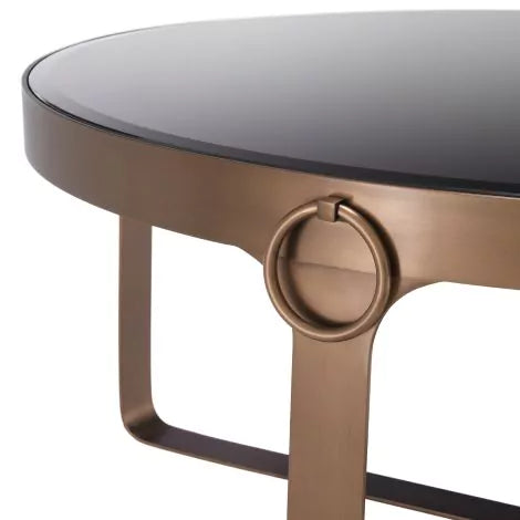 Coffee Table Clooney brushed copper finish-Eichholtz-EICHHOLTZ-115121-Coffee Tables-4-France and Son