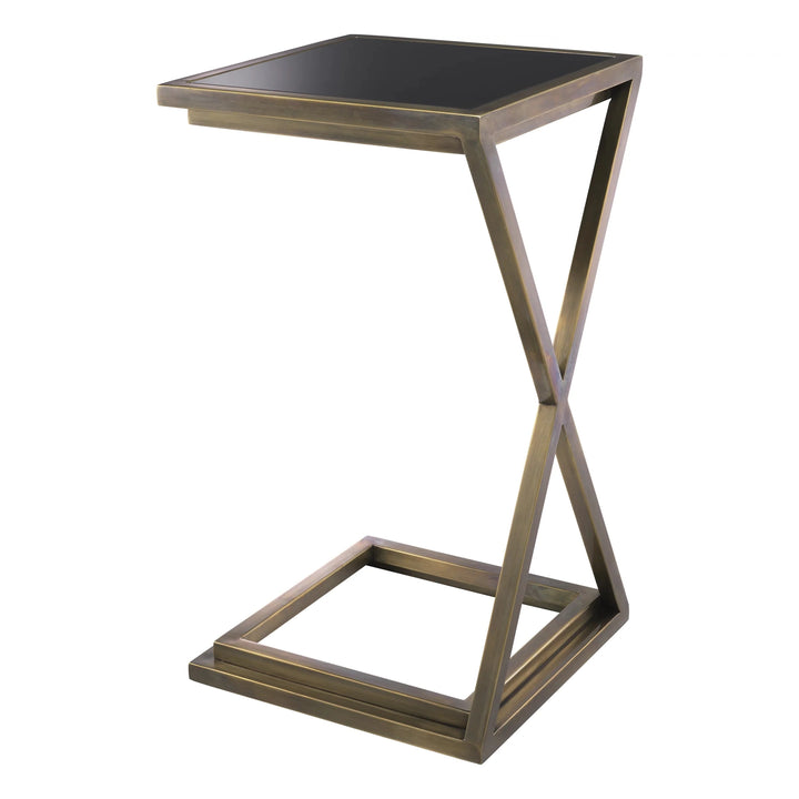 Side Table Cross-Eichholtz-EICHHOLTZ-109686-Side TablesSilver-5-France and Son