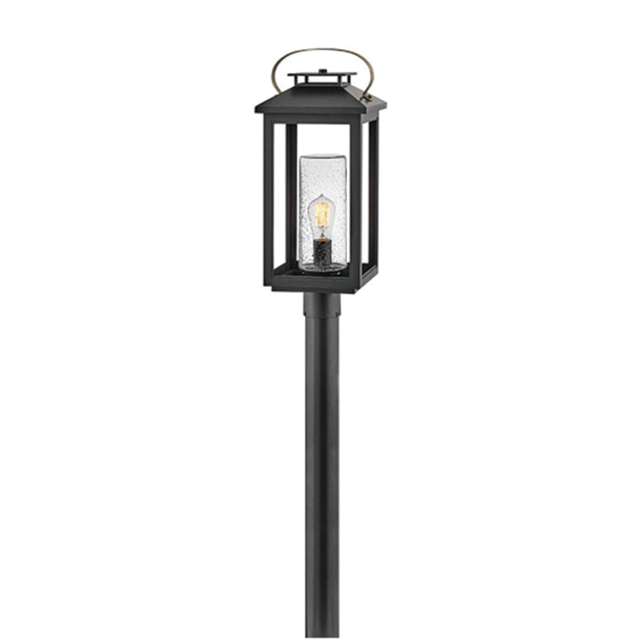 Outdoor Atwater Post Lantern-Hinkley Lighting-HINKLEY-1161BK-Outdoor LightingBlack-2-France and Son