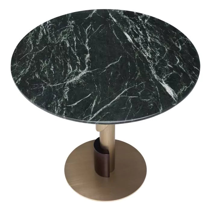 Dining Table Flow brushed brass grey marble-Eichholtz-EICHHOLTZ-116290-Dining TablesGrey Marble-4-France and Son