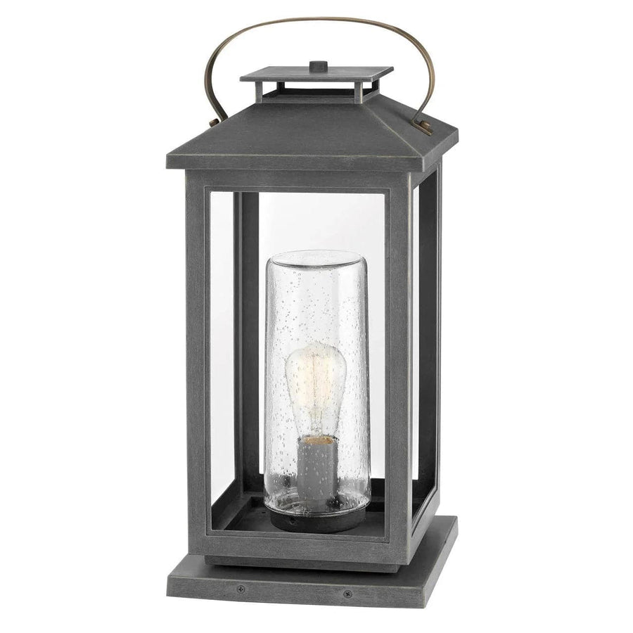 Outdoor Atwater - Medium Pier Mount Lantern-Hinkley Lighting-HINKLEY-1167AH-LL-Outdoor Post LanternsAsh Bronze-LED-1-France and Son