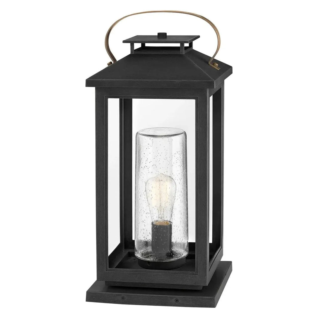 Outdoor Atwater - Medium Pier Mount Lantern-Hinkley Lighting-HINKLEY-1167BK-LL-Outdoor Post LanternsBlack-LED-2-France and Son