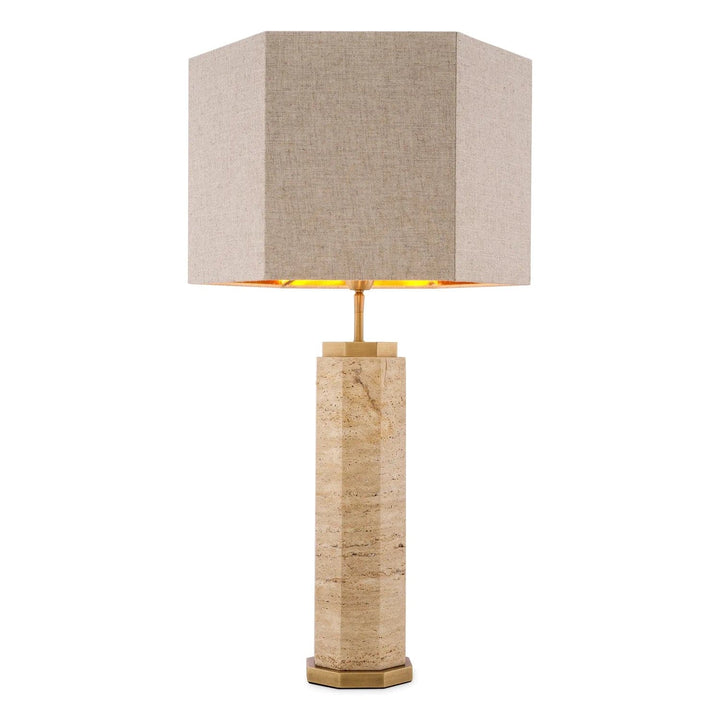 Table Lamp Newman-Eichholtz-EICHHOLTZ-116919UL-Table LampsTravertine-5-France and Son