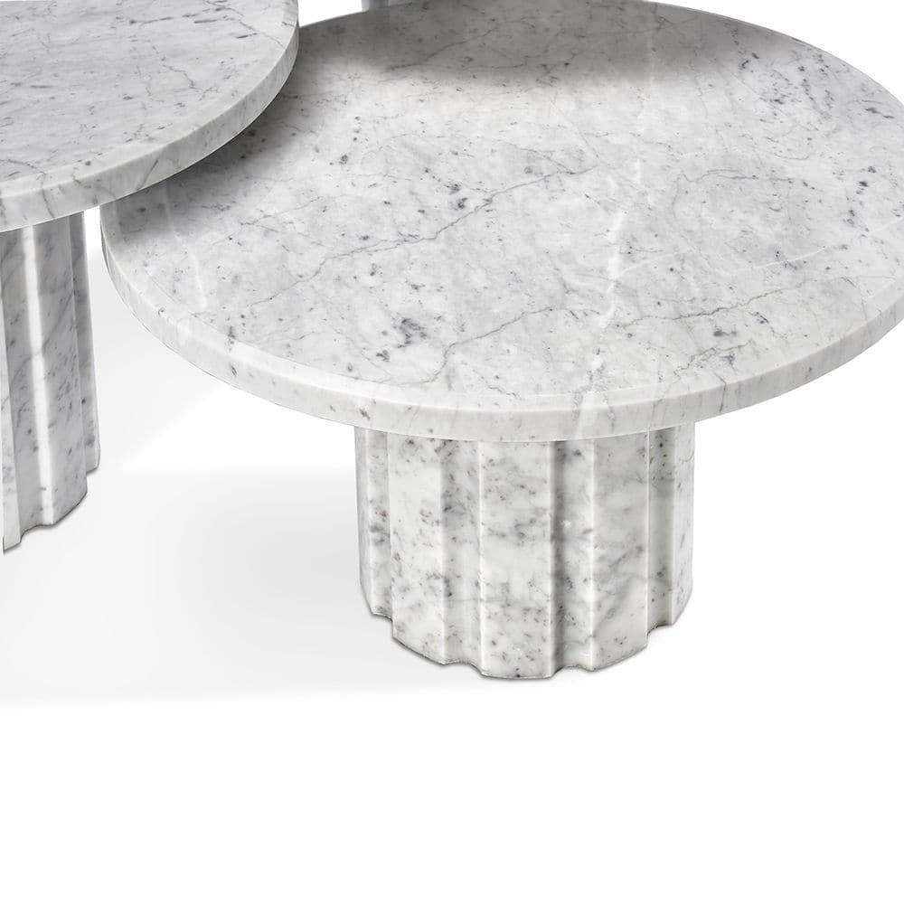Amerigo Bunching Tables - Carrara-Interlude-INTER-118175-Side Tables-3-France and Son