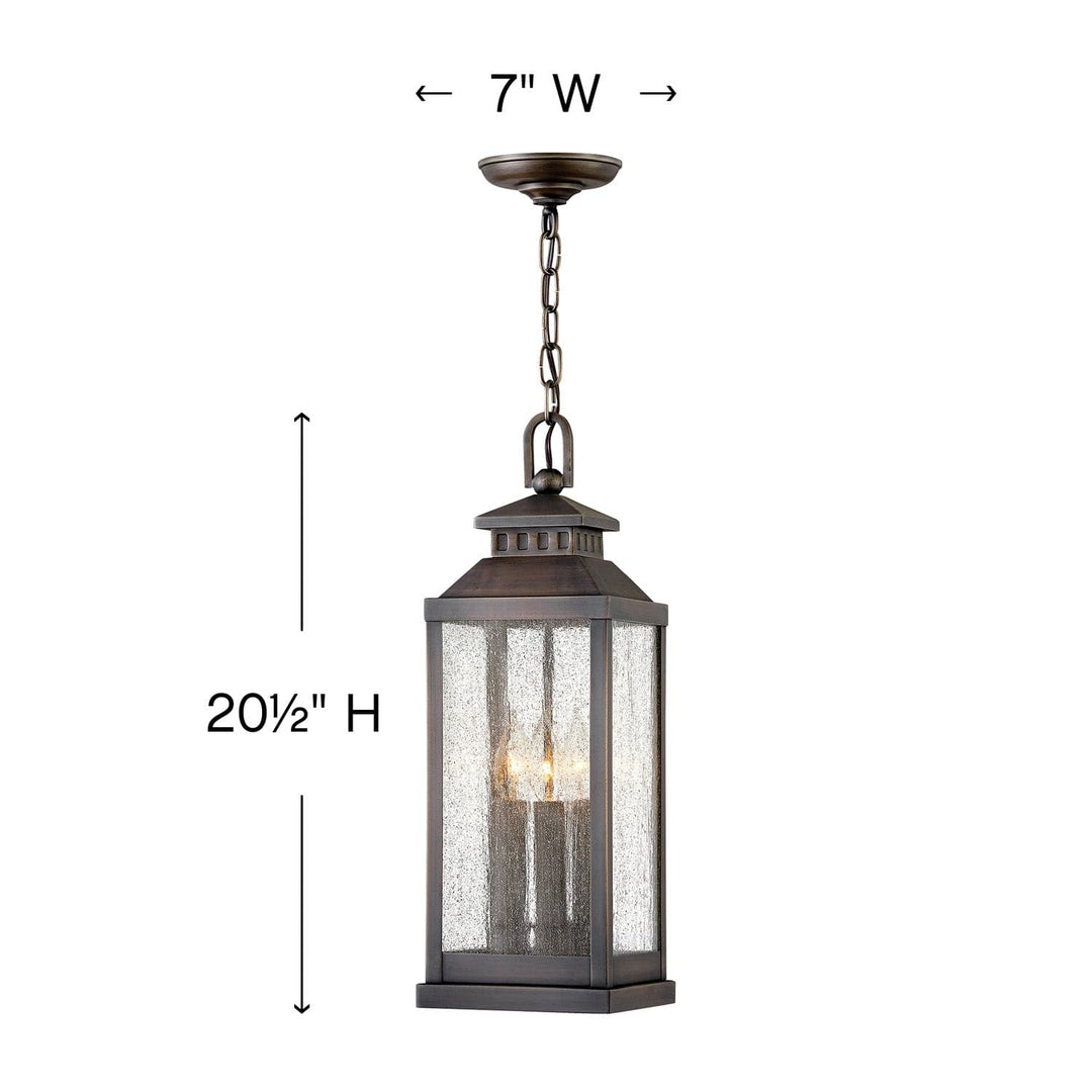 Outdoor Revere Large Hanging Lantern-Hinkley Lighting-HINKLEY-1182BLB-Outdoor Post Lanterns-3-France and Son