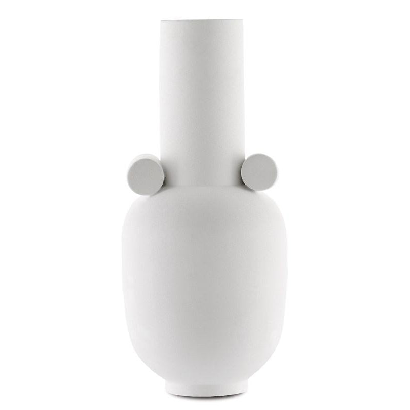 Happy 40 Vase-Currey-CURY-1200-0393-DecorTextured White-Long-3-France and Son