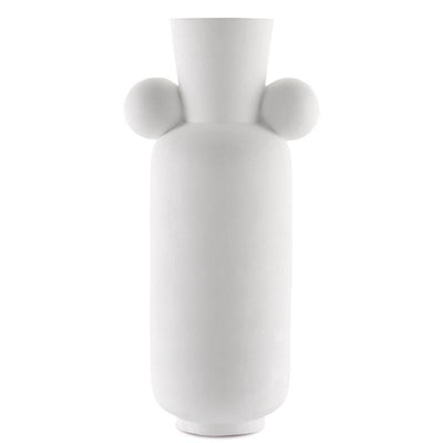 Happy 40 Vase-Currey-CURY-1200-0394-DecorTextured White-Tall-5-France and Son