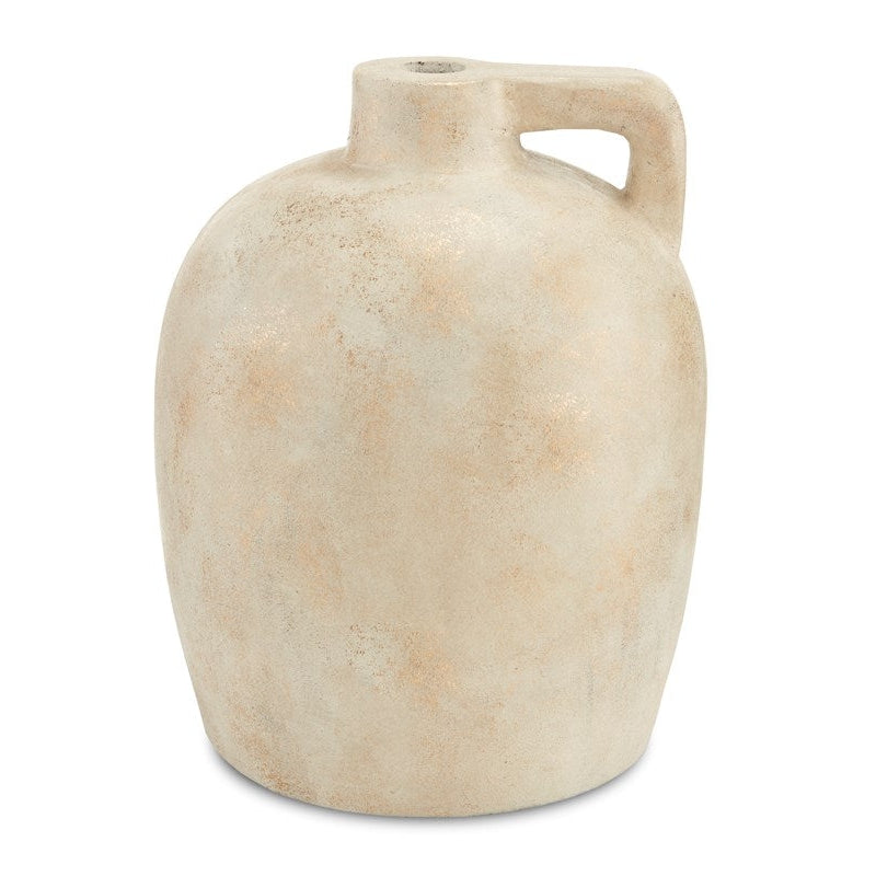 Terre d'Argile Vase-Currey-CURY-1200-0468-VasesMedium-Beige/Gold-1-France and Son