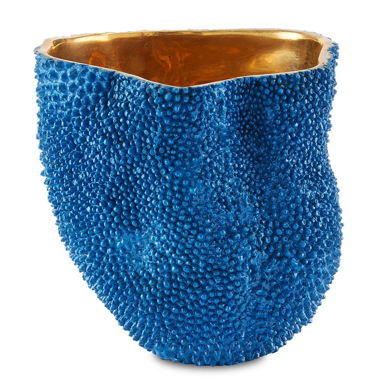 Jackfruit Cobalt Blue Vase-Currey-CURY-1200-0545-VasesMedium-2-France and Son