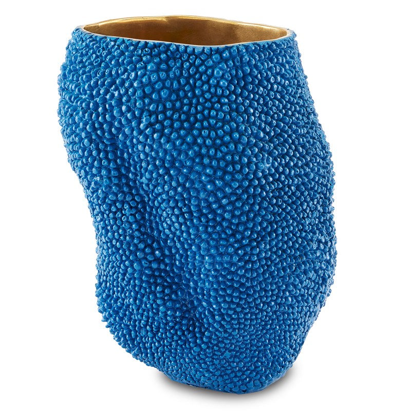 Jackfruit Cobalt Blue Vase-Currey-CURY-1200-0546-VasesSmall-3-France and Son
