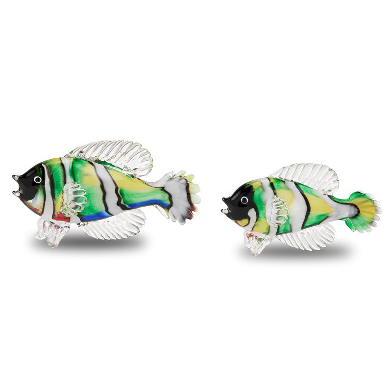 Rialto Green Glass Fish Set of 2-Currey-CURY-1200-0564-Decor-1-France and Son