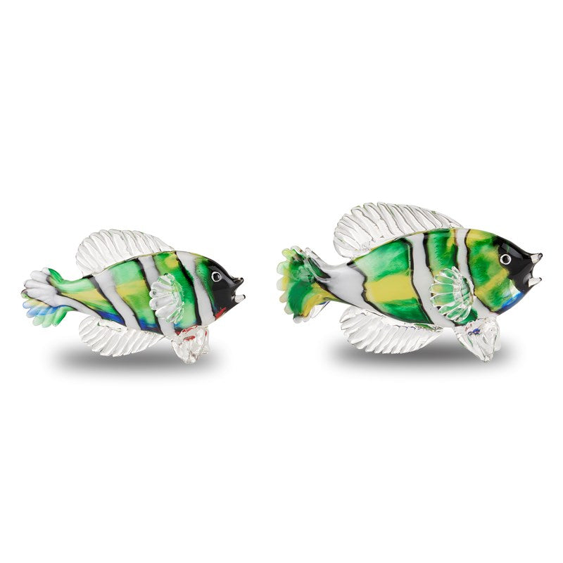Rialto Green Glass Fish Set of 2-Currey-CURY-1200-0564-Decor-3-France and Son