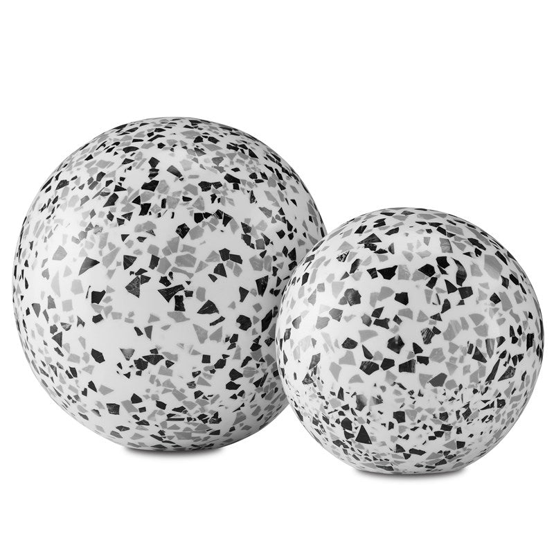 Ross Speckle Ball Set of 2-Currey-CURY-1200-0590-Decorative Objects-1-France and Son