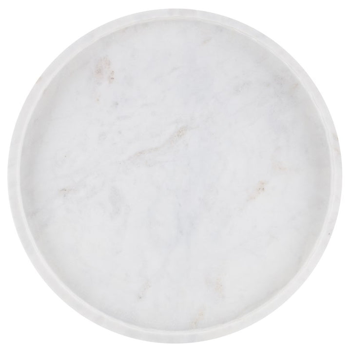 Freya White Marble Large Tray-Currey-CURY-1200-0592-TraysLarge-3-France and Son