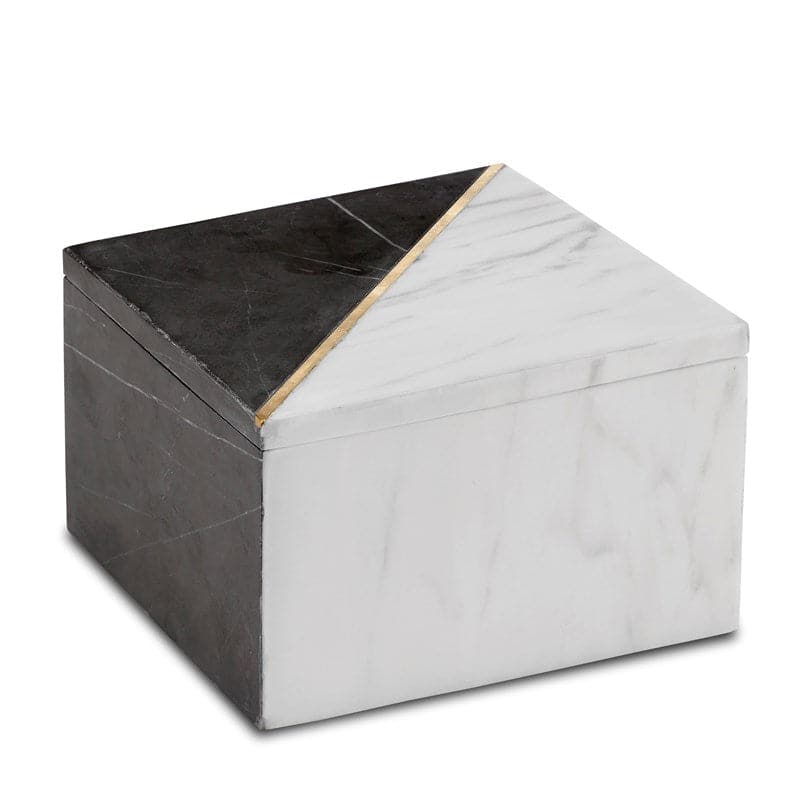 Deena Marble Box-Currey-CURY-1200-0652-Baskets & Boxes-1-France and Son