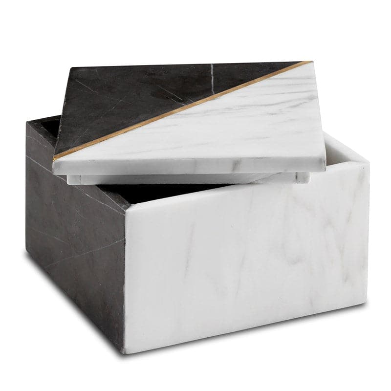 Deena Marble Box-Currey-CURY-1200-0652-Baskets & Boxes-2-France and Son