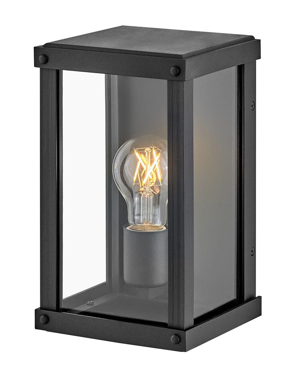 Outdoor Beckham - Extra Small Wall Mount Lantern-Hinkley Lighting-HINKLEY-12190MB-Wall LightingMuseum Black-3-France and Son