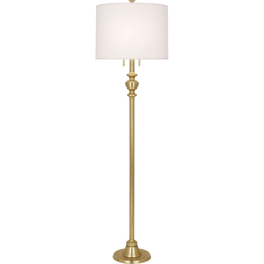 Arthur Floor Lamp-Robert Abbey Fine Lighting-ABBEY-1223-Floor LampsModern Brass Finish-1-France and Son