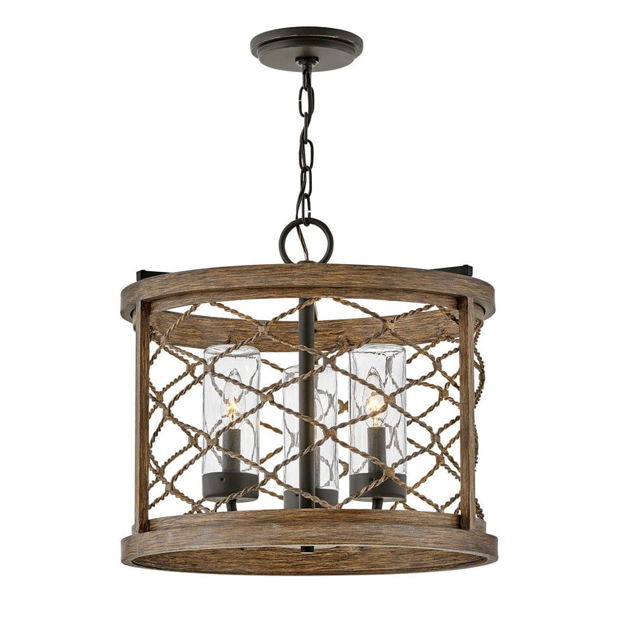 Outdoor Finn - Small Single Tier-Hinkley Lighting-HINKLEY-12393OZ-Chandeliers-1-France and Son