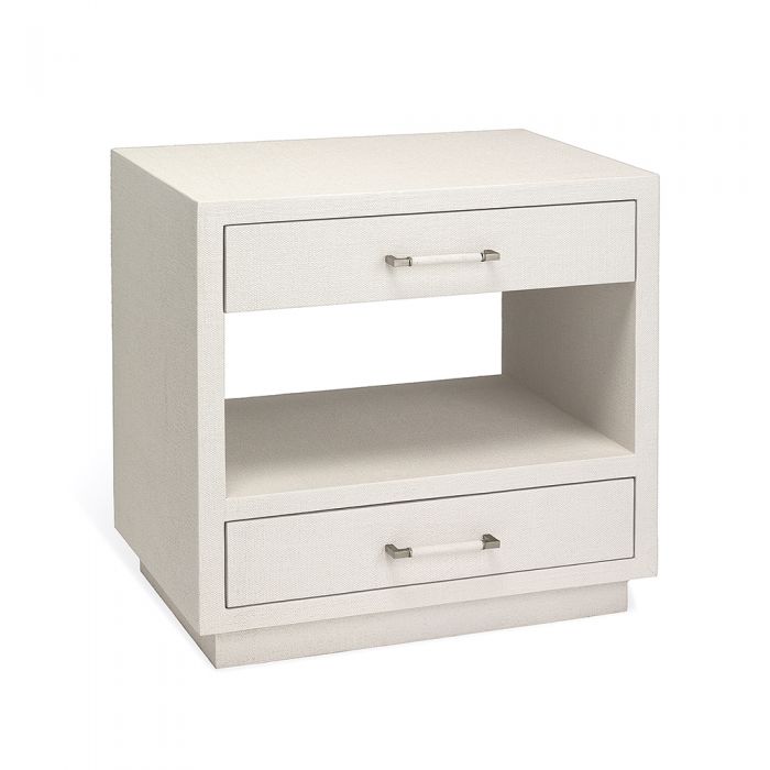 Taylor Bedside Chest-Interlude-INTER-125191-DressersWhite-2-France and Son