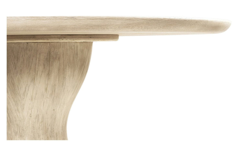 Seamount Oak Pedistal Table with Wood Top-Jonathan Charles-JCHARLES-001-2-D00-WWO-Coffee Tables-2-France and Son