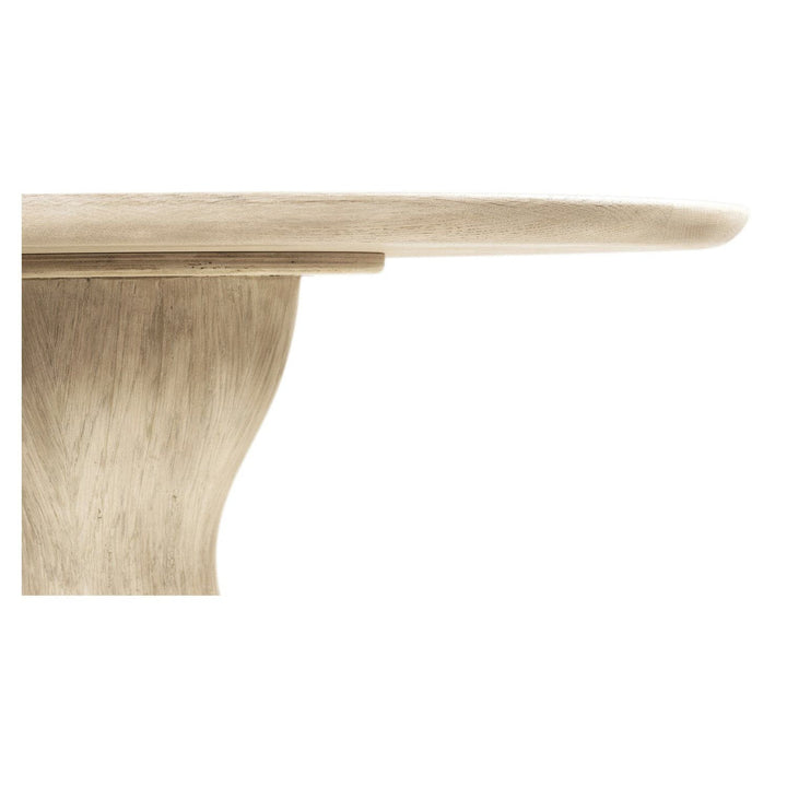 Seamount Oak Pedistal Table with Wood Top-Jonathan Charles-JCHARLES-001-2-D00-WWO-Coffee Tables-2-France and Son