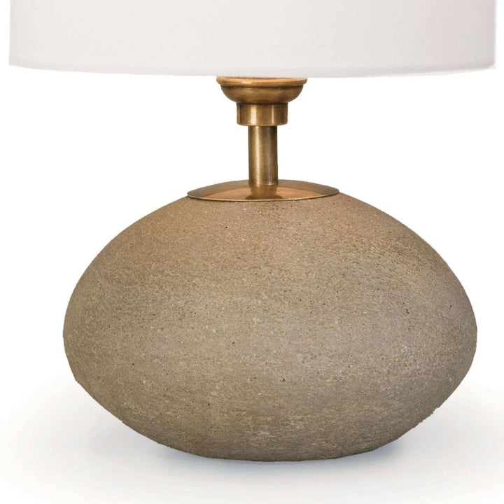 Concrete Mini Orb Lamp-Regina Andrew Design-RAD-13-1048-Table Lamps-4-France and Son