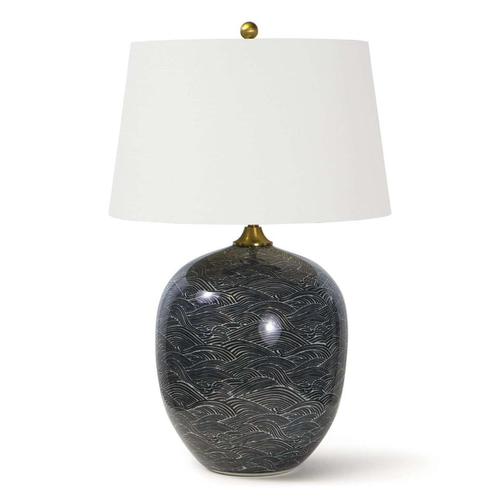 Harbor Ceramic Table Lamp - Black