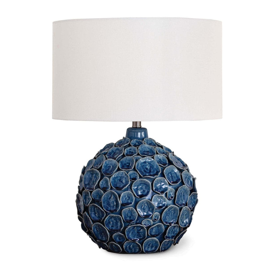 Lucia Ceramic Table Lamp (Blue)