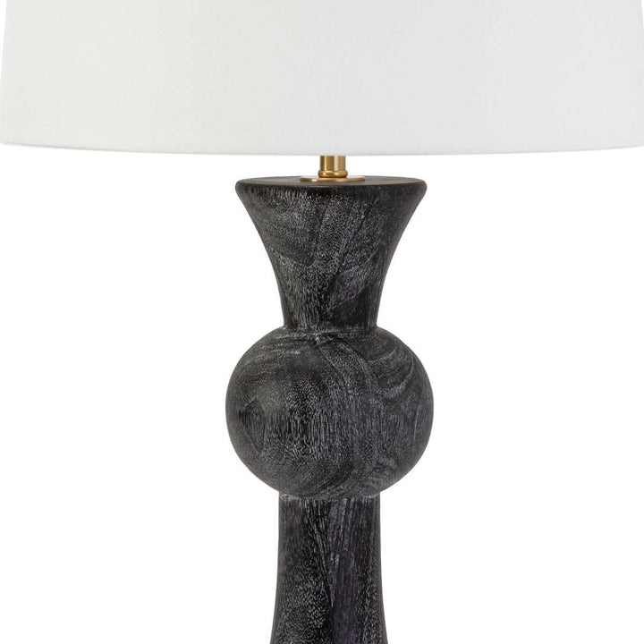 Vaughn Wood Table Lamp (Limed Oak)