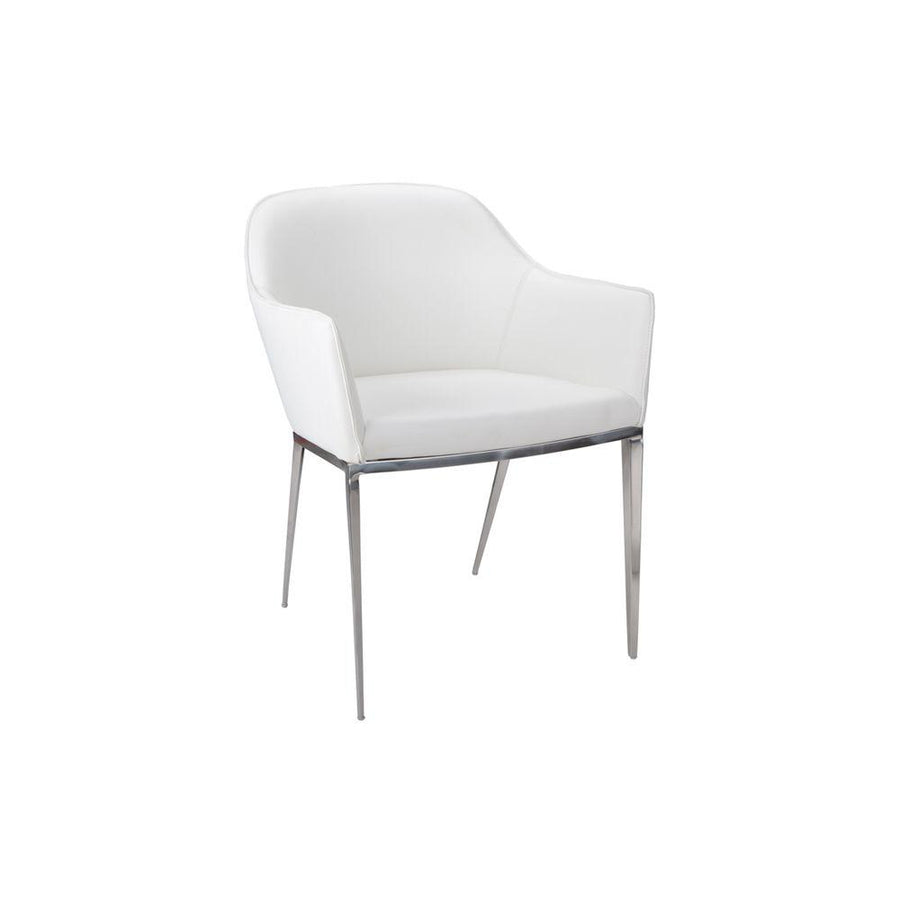 Stanis Dining Armchair - White-Sunpan-SUNPAN-13026-Dining Chairs-1-France and Son